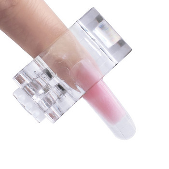 5/10 бр. Прозрачен полиетиленов гел за нокти Съвети за бързо изграждане С клипс за удължаване на пръсти UV LED пластмасови комплекти инструменти за нокти за нокти