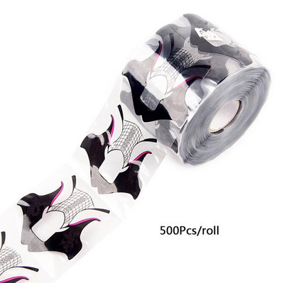 ANGNYA 500 komada profesionalnih sivih savjeta za oblikovanje noktiju Nail Art Guide Extension Francuski DIY alat Akrilni UV gel alat za nail art S045