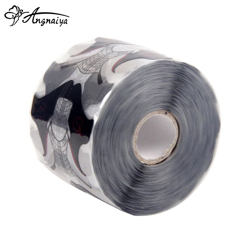 ANGNYA 500 komada profesionalnih sivih savjeta za oblikovanje noktiju Nail Art Guide Extension Francuski DIY alat Akrilni UV gel alat za nail art S045