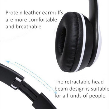 Ασύρματο ακουστικό Bluetooth Ακουστικά μουσικής Στερεοφωνικό τηλέφωνο Ακουστικά gaming Υπολογιστής Τηλέφωνο MP3 Universal Headset for Kid Gift