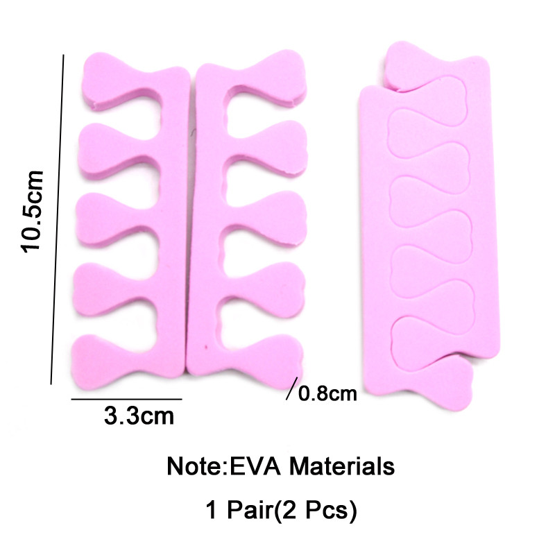 50db/csomag Nail Art eszköz Ujjlábujj elválasztók körömlakk lábápoló szivacs lábujjleválasztók tömeges manikűr pedikűr szalon/otthon