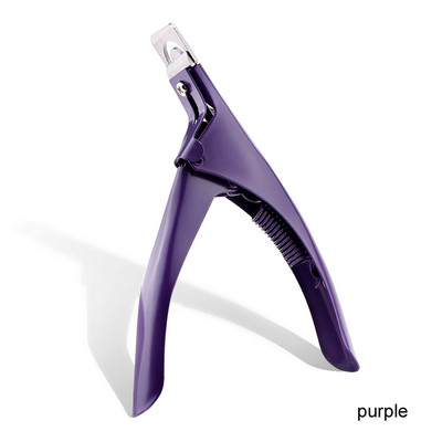 1 db Nail Art Clipper Special Type U Word akril gél francia műköröm hegyek Vágó Clipper élvágók Manikűr Rozsdamentes acél