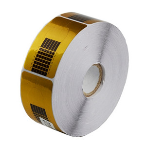 500 ks profesionálnych akrylových zakrivených nechtov, gélové nechty, návod na zdobenie nechtov, zlatá farba