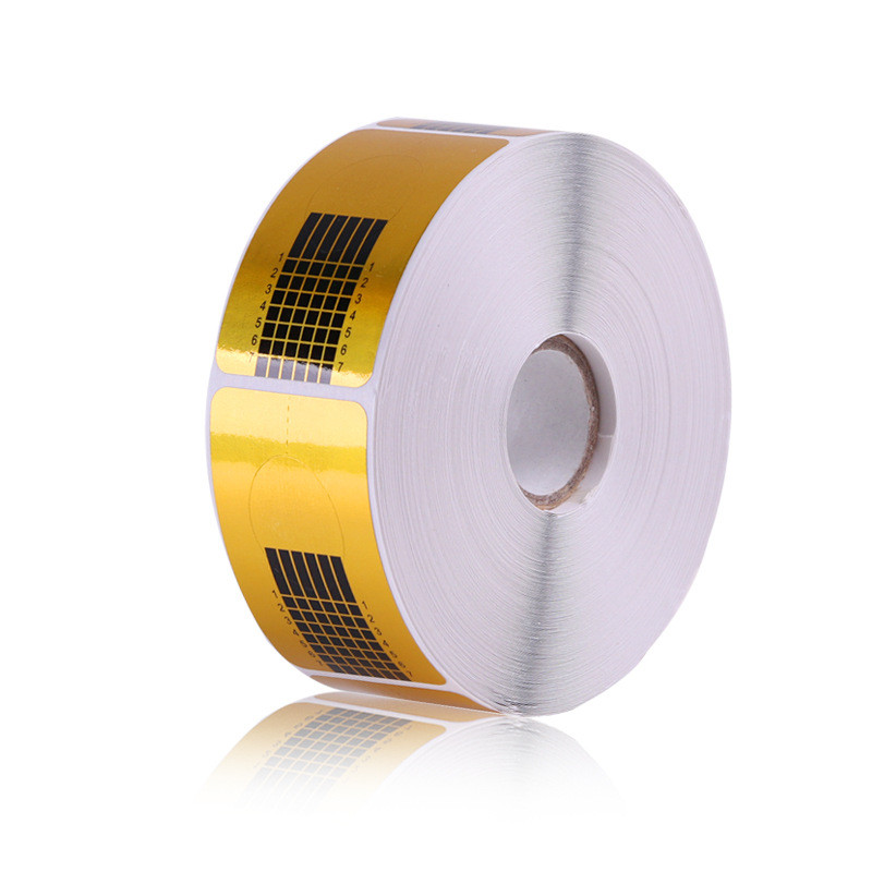 500 ks profesionálnych akrylových zakrivených nechtov, gélové nechty, návod na zdobenie nechtov, zlatá farba