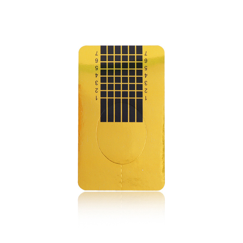 500 ks profesionálnych akrylových zakrivených nechtov, gélové nechty, návod na zdobenie nechtov, zlatá farba