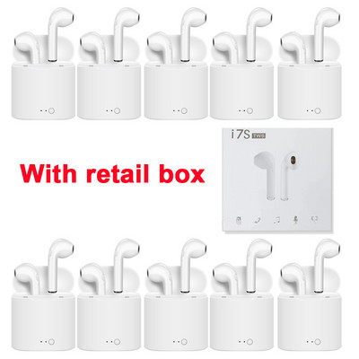 10 gab i7s Tws Bluetooth 5.0 austiņas bezvadu austiņas stereoaustiņas mini austiņas ar HD mikrofonu iPhone Xiaomi tālrunim