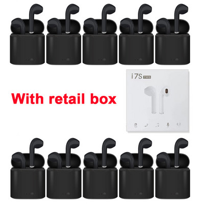 10 gab i7s Tws Bluetooth 5.0 austiņas bezvadu austiņas stereoaustiņas mini austiņas ar HD mikrofonu iPhone Xiaomi tālrunim