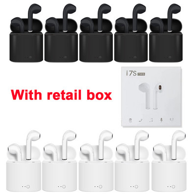 10 gab i7s Tws Bluetooth 5.0 austiņas bezvadu austiņas stereoaustiņas mini austiņas ar HD mikrofonu iPhone Xiaomi tālrunim