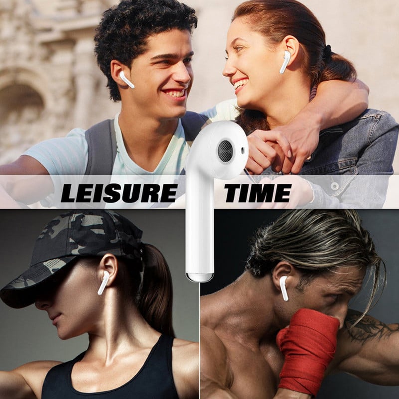 10 gab i7s Tws Bluetooth 5.0 austiņas bezvadu austiņas stereoaustiņas mini austiņas ar HD mikrofonu iPhone Xiaomi tālrunim