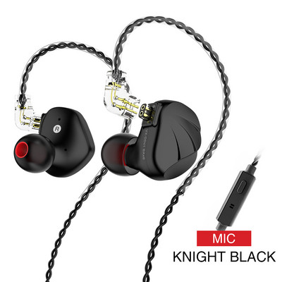 TRN VX 1DD 6BA Kovové slúchadlá s mikrofónom Hybridné slúchadlá do uší Monitorovacie HIFI slúchadlá Slúchadlá s potlačením hluku TRN V90S ZAS ZAX ZSX
