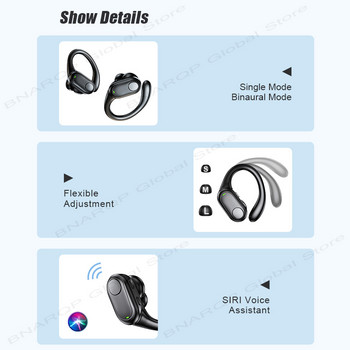 VL1 Bluetooth 5.3 Ακουστικά True Wireless Sports Headphones Αδιάβροχα ακουστικά TWS Μείωση θορύβου με μικρόφωνο HIFI Earbuds