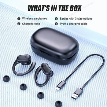 VL1 Bluetooth 5.3 слушалки Истински безжични спортни слушалки Водоустойчиви слушалки TWS Намаляване на шума с микрофон HIFI слушалки