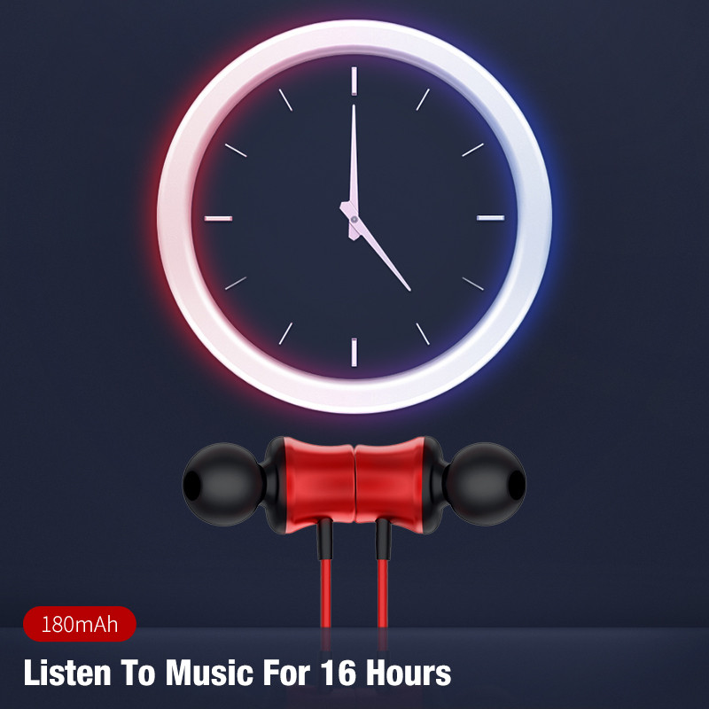 Bezdrôtové Bluetooth slúchadlá HOCO Sport s mikrofónom, stereo priestorovým zvukom a basmi pre iPhone 11 Pro X XS a Huawei Xiaomi Mi 10