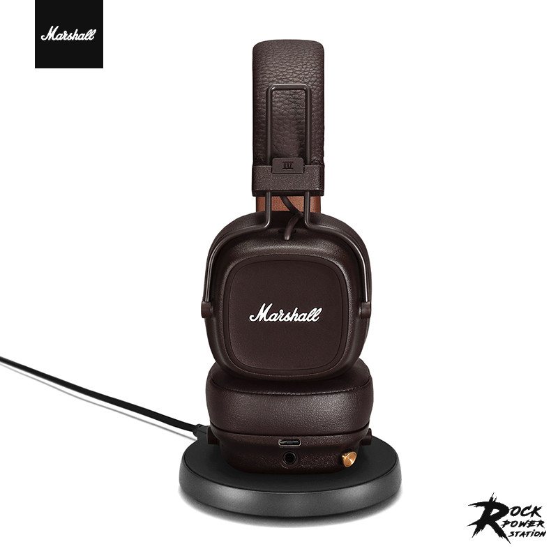 Eredeti Marshall MAJOR IV vezeték nélküli Bluetooth fejhallgató klasszikus fülhallgató mély basszus összehajtható pop rock retro zene mikrofon fejhallgató