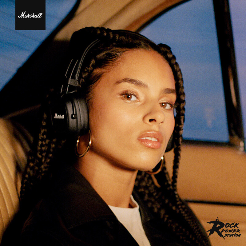 Eredeti Marshall MAJOR IV vezeték nélküli Bluetooth fejhallgató klasszikus fülhallgató mély basszus összehajtható pop rock retro zene mikrofon fejhallgató