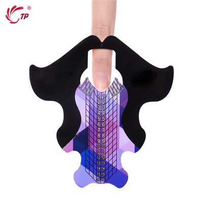TP Stiletto Nail Extension Forms Naljepnice za gel Akril Tips Extension Professional Nails System Builder Mould Design Nail Form