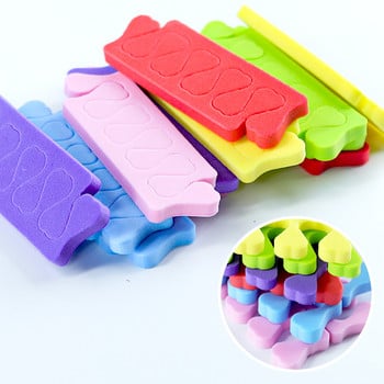 20/50 τμχ/Συσκευασία Nail Art Toe Separator Foots Sponge Fingers Separators Soft Gel Polish Nail Salon Supplies Εργαλεία μανικιούρ πεντικιούρ