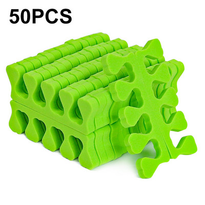 20/50 kom/pakiranje Nail Art Razdjelnik prstiju stopala Spužva Razdjelnici prstiju Meki gel lak Pribor za salon za nokte Pedikura Alati za manikuru