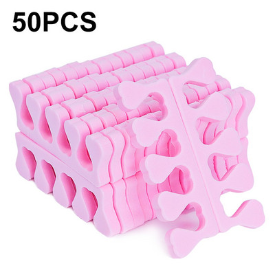 20/50 kom/pakiranje Nail Art Razdjelnik prstiju stopala Spužva Razdjelnici prstiju Meki gel lak Pribor za salon za nokte Pedikura Alati za manikuru