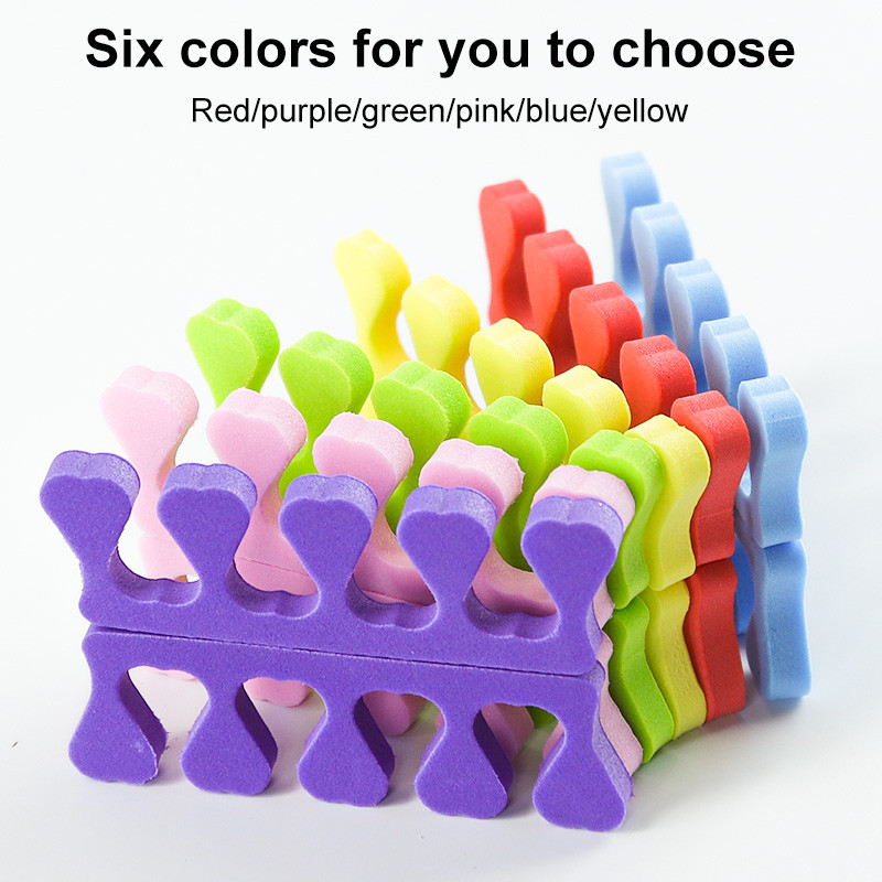 20/50 kom/pakiranje Nail Art Razdjelnik prstiju stopala Spužva Razdjelnici prstiju Meki gel lak Pribor za salon za nokte Pedikura Alati za manikuru