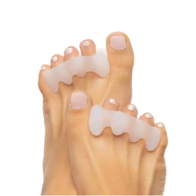 6 бр.=3 чифта Hallux Valgus Hammer Toe Separator Силиконова преса за изправяне Протектор Облекчаване на болката в краката Инструменти за грижа за педикюра Ортопедични