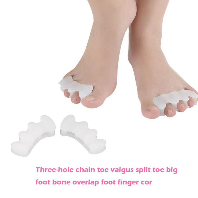6db=3pár Hallux Valgus kalapács lábujjleválasztó szilikon kiegyenesítő védő lábfájdalomcsillapító pedikűr ápoló eszközök ortopéd
