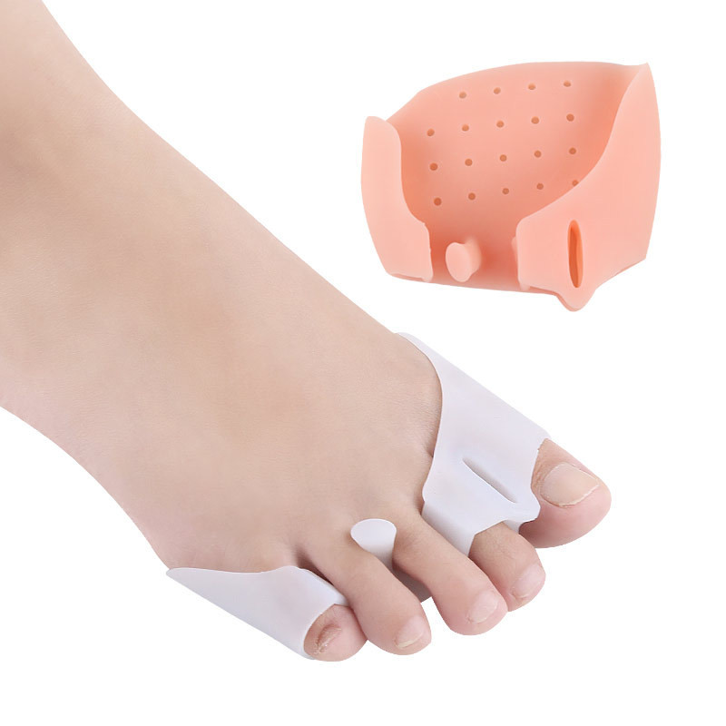 2db=1pár elülső lábpárnák szórófej tyúkszem átfedő lábujjleválasztó korrektor párnák Hallux Valgus lábápoló pedikűr