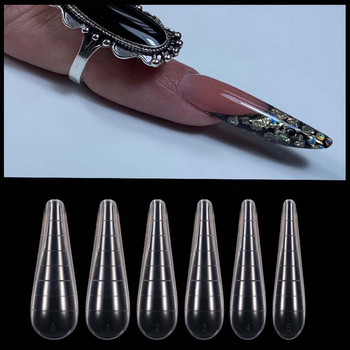 Комплекти с двойни форми за UV удължаване Гел Изграждане Фалшиви върхове за нокти Удължаване Finger Art Mold Горни форми за нокти Удължаване на плесен
