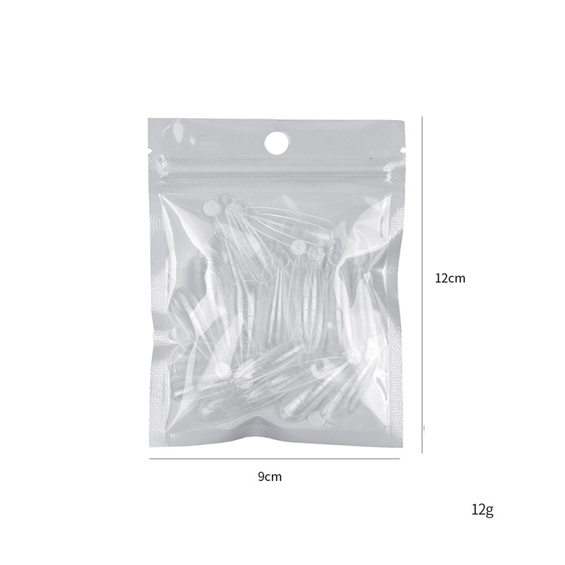 60 buc. Forme duble Extensie pentru unghii false Crystal Clear Sfaturi pentru unghii cu acoperire completa Deget fals Accesorii profesionale pentru manichiura Instrumente