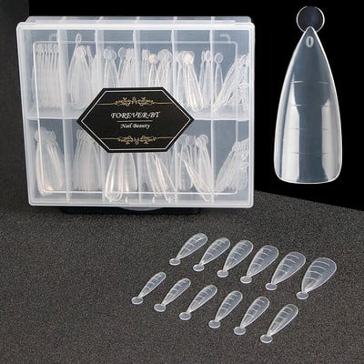 120 kom. Gel za nadogradnju noktiju Kalup za brzu izradu umjetnih noktiju DIY Art alati Dvostruki oblici Savjeti UV gel za nokte Oblikovanje noktiju