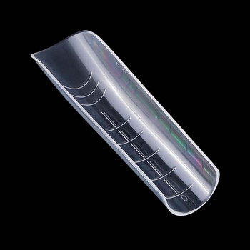 120Pcs Dual Forms Nails Extension System Reusable False Nails Tips for Quick Building Poly UV Gel Top Mold Upper Forms for Nails