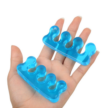 2 ΤΕΜ. Διαχωριστικά δακτύλων από μαλακό σιλικόνη, εύκαμπτα διαχωριστικά δακτύλων για τα δάχτυλα, Εργαλεία για μανικιούρ για πεντικιούρ