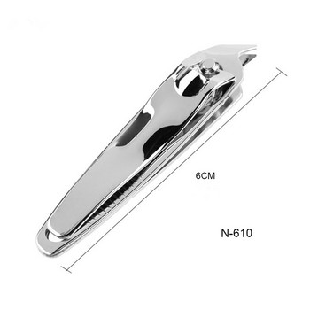 LIZY Машинка за подстригване на нокти от въглеродна стомана Професионален наклонен връх Пинцета Ножица за нокти Нож за мазоли Нож за кутикула Инструменти за ноктопластика