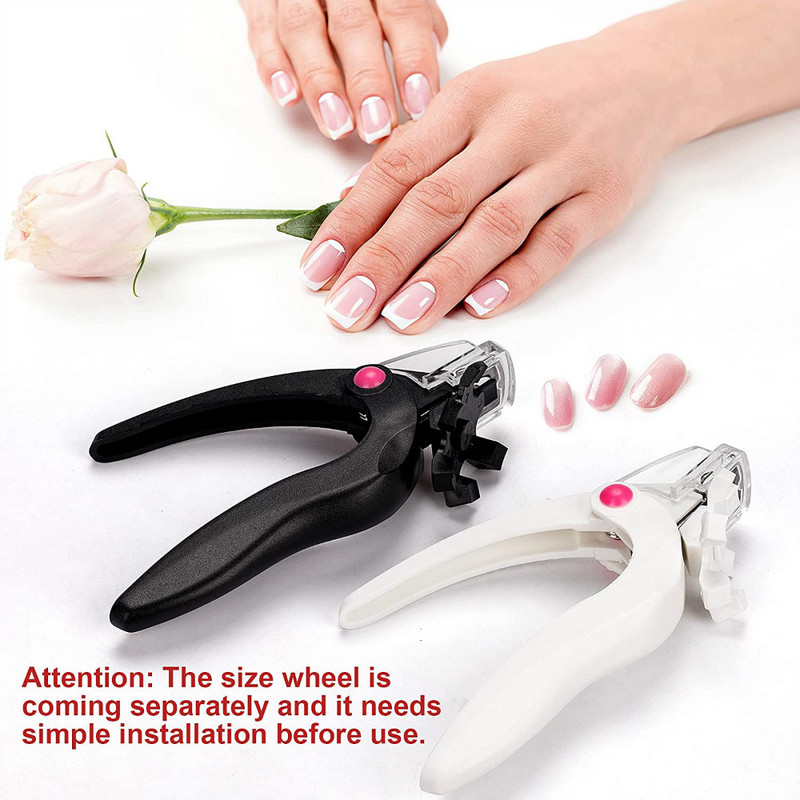 Akrilinė nagų kirpimo mašinėlė, reguliuojama nerūdijančio plieno nagų galiukų kirpimo mašinėlė, dirbtinė netikrų nagų kirpimo mašinėlė netikrų nagų dailės manikiūro įrankiams