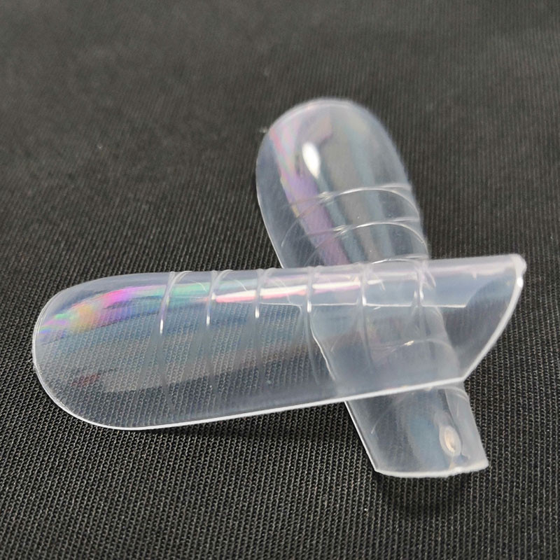 120 db-os doboz Dual Forms Build Nail Poly Extend Gel Tools Orosz Mandula Felső Forma Penész Köröm Tippek Teljes fedő Újrahasználható köröm manikűr