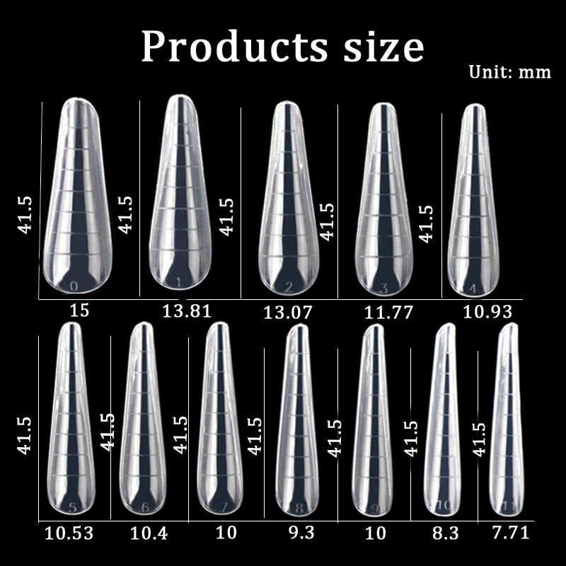 120 db-os doboz Dual Forms Build Nail Poly Extend Gel Tools Orosz Mandula Felső Forma Penész Köröm Tippek Teljes fedő Újrahasználható köröm manikűr