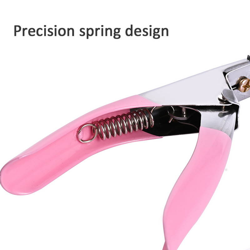 Profesionálne klieštiky na nechty, špeciálny typ U, falošné tipy, rezačky okrajov, manikúra, farebné nástroje na zdobenie nechtov z nehrdzavejúcej ocele