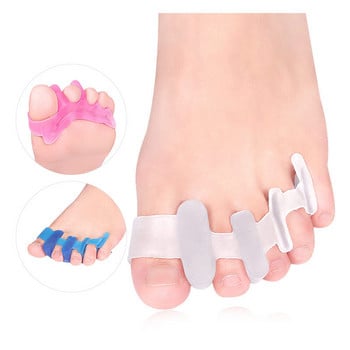 2 τεμάχια=1 τεμ. Τετρατρύπας Valgus Separator Thumb Corrector Orthopedicmat for Feet Soft Comfort Care Tool Pads Υψηλής ποιότητας