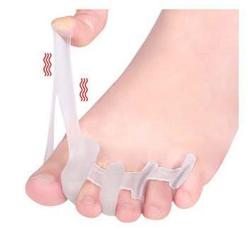 2 τεμάχια=1 τεμ. Τετρατρύπας Valgus Separator Thumb Corrector Orthopedicmat for Feet Soft Comfort Care Tool Pads Υψηλής ποιότητας