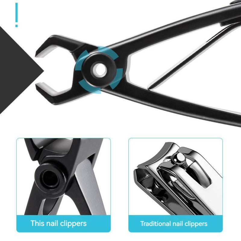 Didelės storos nagų kirpimo mašinėlės storiems kojų nagams arba kietiems rankų nagams nerūdijančio plieno kojų nagų kirpimo mašinėlė