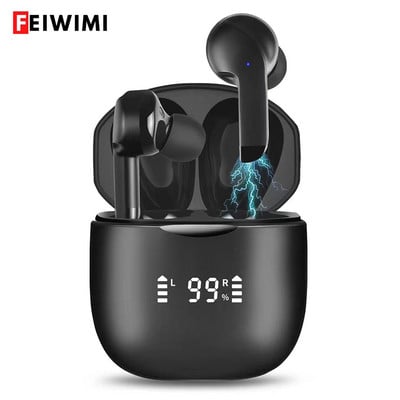 True Stereo Super Bass bežične slušalice 5.2 TWS Bluetooth slušalice In-Ear Earbuds Binauralne slušalice za pozive za iPhone Xiaomi