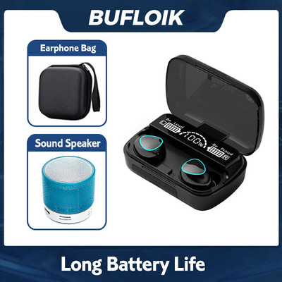 TWS juhtmevabad kõrvaklapid M10 Bluetooth-kõrvaklapid laadimiskastiga puutetundliku juhtimisega kõrvaklapid mikrofoniga selge kõnepeakomplektid HiFi helid