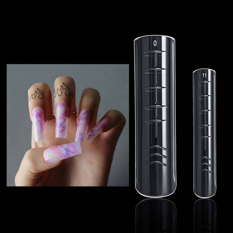 120 db Dual Forms Finger Top Forma Műköröm Tippek Felső forma Poli Nail Gel Hosszabbító Építő Penész Köröm Formákhoz