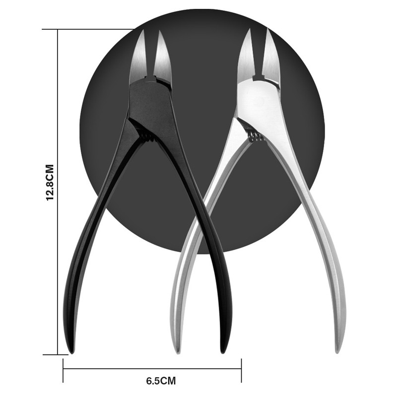 Aparat de tăiat unghii foarte ascuțit din oțel inoxidabil Aparat de bărbierit pentru calus Unghiile de la picioare Pedichiură încarnată Paronichia Materiale îmbunătățite pentru unghii profesionale