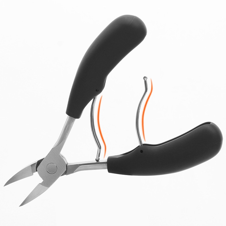 Körömvágó olló vastag benőtt körömhöz, nagy teherbírású precíziós körömolló