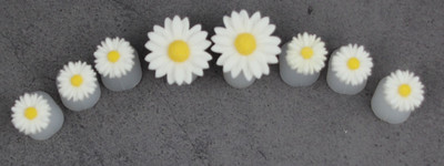 Candy Color 8db Daisy szilikon lábujj elválasztó lábujj elválasztó forma manikűr pedikűr ápoló körömdíszítő szerszámtartó tartozék