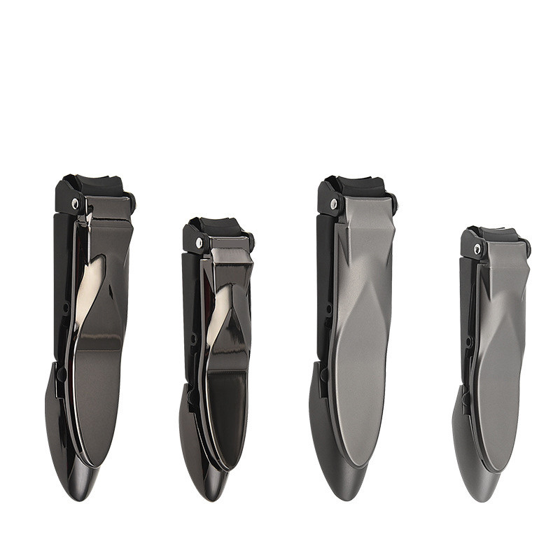 Dispozitiv de tăiat unghii din oțel inoxidabil Cutter anti stropire pentru unghii pentru unghii de la picioare Depozitare automată a tăietorilor de unghii Instrument de manichiură pedichiură