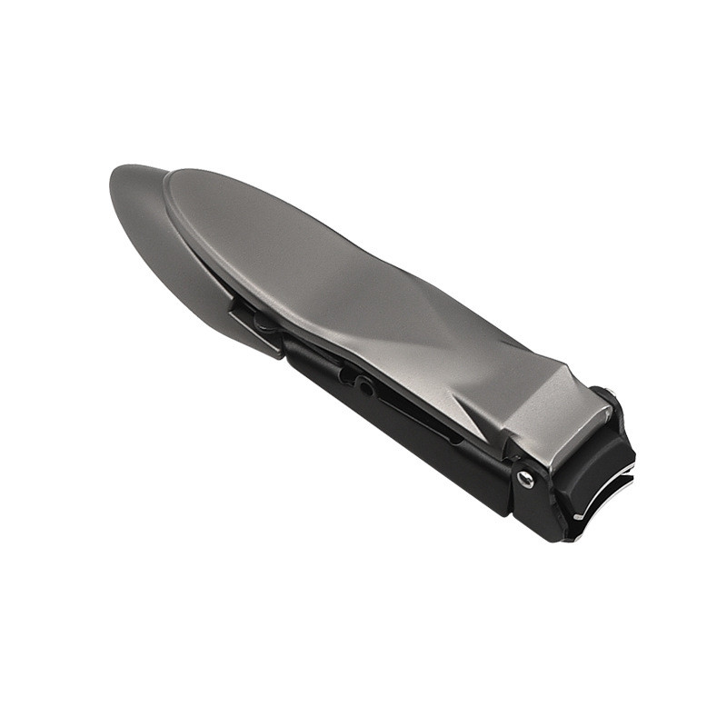 Dispozitiv de tăiat unghii din oțel inoxidabil Cutter anti stropire pentru unghii pentru unghii de la picioare Depozitare automată a tăietorilor de unghii Instrument de manichiură pedichiură
