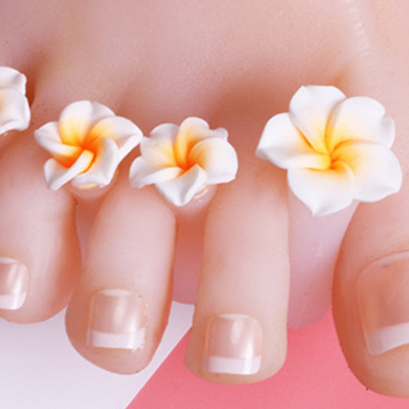 8 kom/lot Cvijet Kap Vodena Perla Separatori za prste Silikonska pregrada za prste Manikura Pedikura Stopala Odstojnici Pedikura DIY alati za nail art