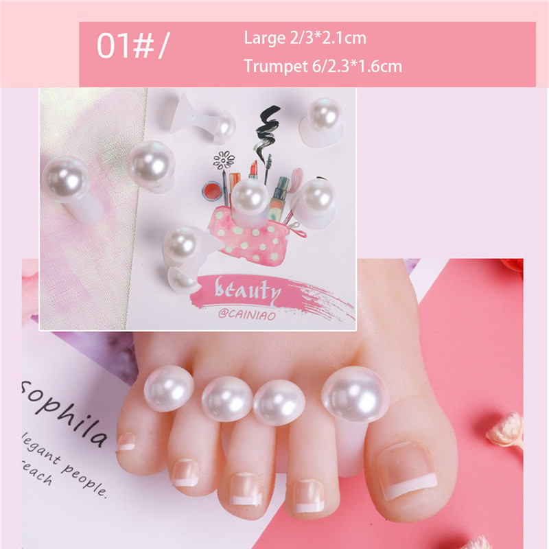8 kom/lot Cvijet Kap Vodena Perla Separatori za prste Silikonska pregrada za prste Manikura Pedikura Stopala Odstojnici Pedikura DIY alati za nail art